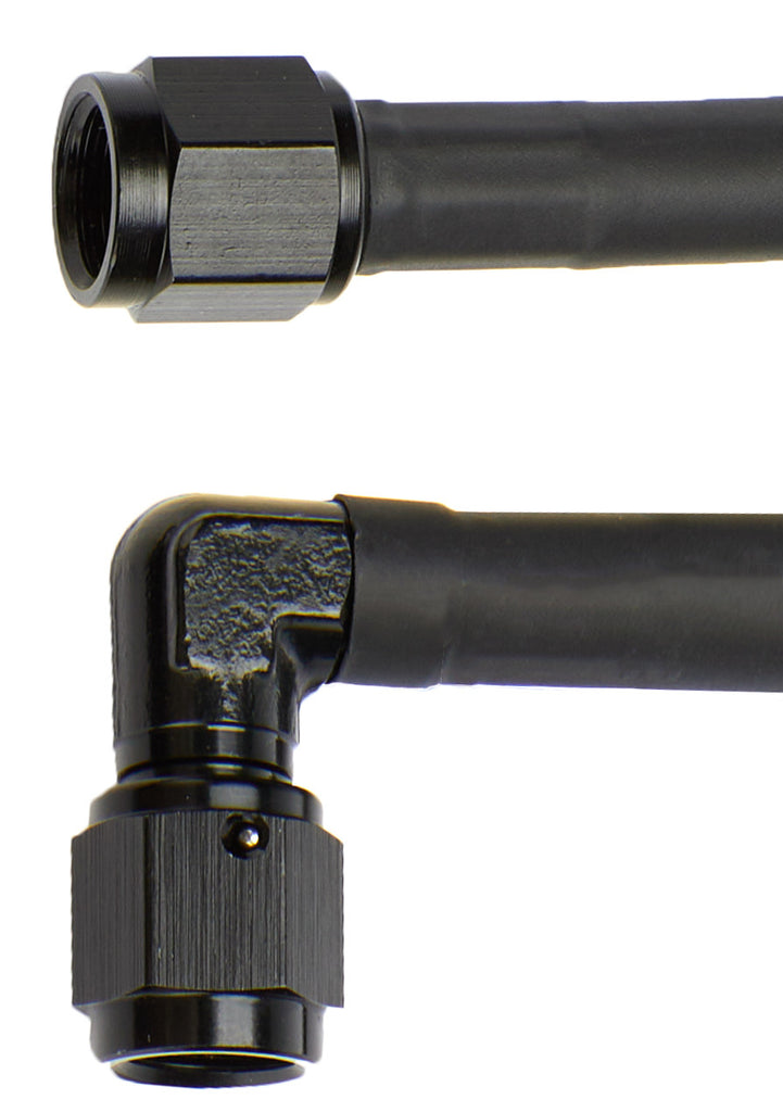 Allstar Performance Coated Braided Line 60in #4 Hose -4 90 Deg/-4 Str ALL48409