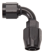 Load image into Gallery viewer, #12 90 Deg Hose End Black