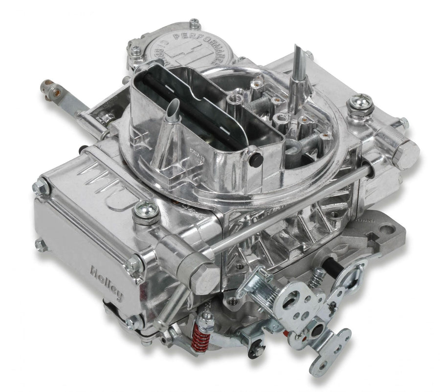 Street Warrior Carburetor 600 CFM 4160 Vacuum Secondaries Shiny Gasoline Holley