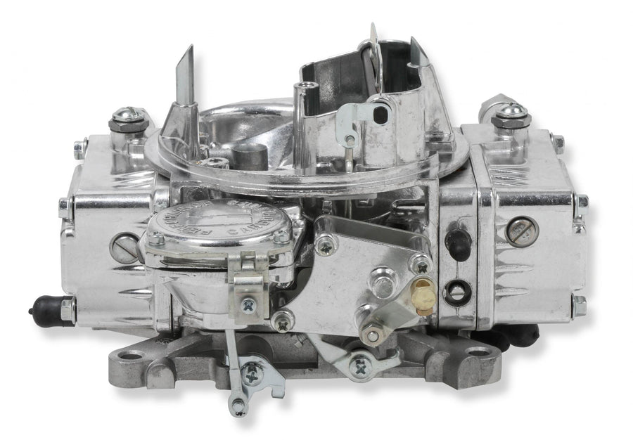 Street Warrior Carburetor 600 CFM 4160 Vacuum Secondaries Shiny Gasoline Holley