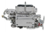 Street Warrior Carburetor 600 CFM 4160 Vacuum Secondaries Shiny Gasoline Holley