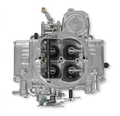 Street Warrior Carburetor 600 CFM 4160 Vacuum Secondaries Shiny Gasoline Holley