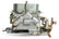 Performance 2BBL Carburetor 500 CFM 2300 Gold Dichromate Gasoline Holley