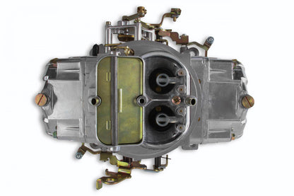 Double Pumper Carburetor 600 CFM 4150 Mechanical Secondaries Shiny Gasoline Holley