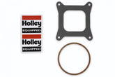 Double Pumper Carburetor 600 CFM 4150 Mechanical Secondaries Shiny Gasoline Holley