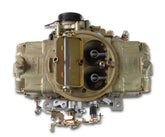 Classic Double Pumper Carburetor 650 CFM 4150 Mechanical Secondaries Gold Dichromate Gasoline Holley