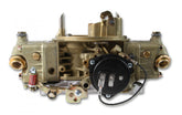 Classic Double Pumper Carburetor 650 CFM 4150 Mechanical Secondaries Gold Dichromate Gasoline Holley