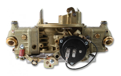 Classic Double Pumper Carburetor 650 CFM 4150 Mechanical Secondaries Gold Dichromate Gasoline Holley