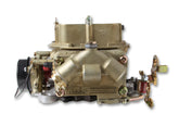 Classic Double Pumper Carburetor 650 CFM 4150 Mechanical Secondaries Gold Dichromate Gasoline Holley