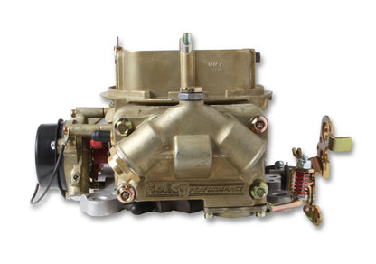 Classic Double Pumper Carburetor 650 CFM 4150 Mechanical Secondaries Gold Dichromate Gasoline Holley