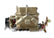 Classic Double Pumper Carburetor 650 CFM 4150 Mechanical Secondaries Gold Dichromate Gasoline Holley