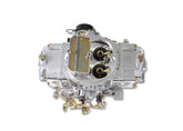 Aluminum Double Pumper Carburetor 650 CFM 4150 Mechanical Secondaries Shiny Gasoline Holley
