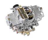 Aluminum Double Pumper Carburetor 650 CFM 4150 Mechanical Secondaries Shiny Gasoline Holley