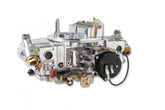 Aluminum Double Pumper Carburetor 650 CFM 4150 Mechanical Secondaries Shiny Gasoline Holley