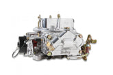 Aluminum Double Pumper Carburetor 650 CFM 4150 Mechanical Secondaries Shiny Gasoline Holley