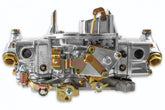 Double Pumper Carburetor 650 CFM 4150 Mechanical Secondaries Shiny Gasoline Holley