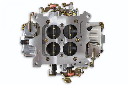 Double Pumper Carburetor 650 CFM 4150 Mechanical Secondaries Shiny Gasoline Holley