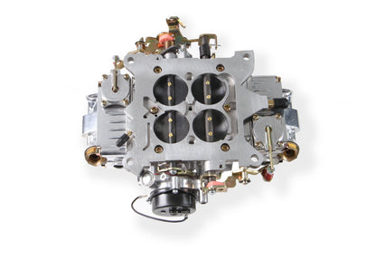Aluminum Double Pumper Carburetor 750 CFM 4150 Mechanical Secondaries Shiny Gasoline Holley