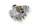 Aluminum Double Pumper Carburetor 750 CFM 4150 Mechanical Secondaries Shiny Gasoline Holley