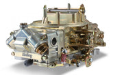 Double Pumper Carburetor 850 CFM 4150 Mechanical Secondaries Gold Dichromate Gasoline Holley