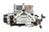 Ultra Double Pumper Carburetor 650 CFM 4150 Mechanical Secondaries Billet Color Black Shiny Gasoline Holley