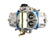 Ultra Double Pumper Carburetor 650 CFM 4150 Mechanical Secondaries Billet Color Blue Shiny Gasoline Holley