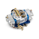 Ultra Double Pumper Carburetor 750 CFM 4150 Mechanical Secondaries Billet Color Blue Shiny Gasoline Holley