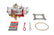 Ultra Double Pumper Carburetor 750 CFM 4150 Mechanical Secondaries Billet Color Red Shiny Gasoline Holley