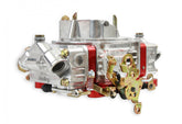 Ultra Double Pumper Carburetor 750 CFM 4150 Mechanical Secondaries Billet Color Red Shiny Gasoline Holley