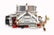 Ultra Double Pumper Carburetor 750 CFM 4150 Mechanical Secondaries Billet Color Red Shiny Gasoline Holley