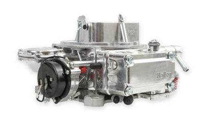 Street Warrior Model 4160 Carburetor 600 CFM 4160 Vacuum Secondaries Shiny Gasoline Holley