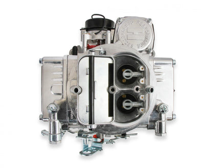 Street Warrior Model 4160 Carburetor 600 CFM 4160 Vacuum Secondaries Shiny Gasoline Holley