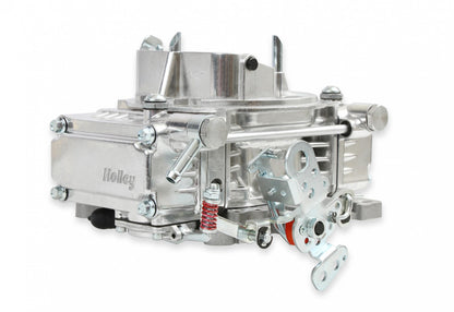 Street Warrior Model 4160 Carburetor 600 CFM 4160 Vacuum Secondaries Shiny Gasoline Holley
