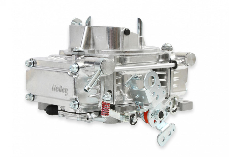 Street Warrior Model 4160 Carburetor 600 CFM 4160 Vacuum Secondaries Shiny Gasoline Holley