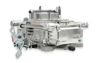 Street Warrior Model 4160 Carburetor 600 CFM 4160 Vacuum Secondaries Shiny Gasoline Holley