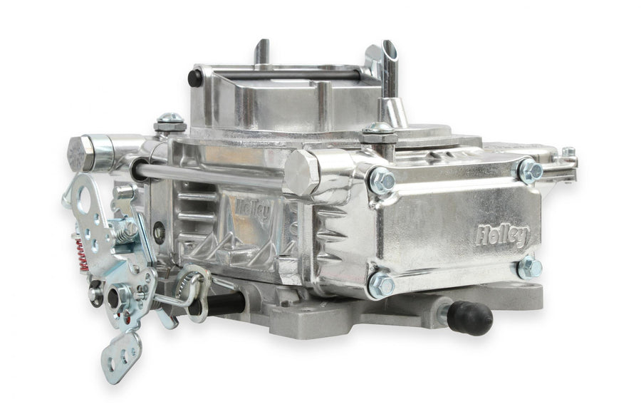 Street Warrior Model 4160 Carburetor 600 CFM 4160 Vacuum Secondaries Shiny Gasoline Holley