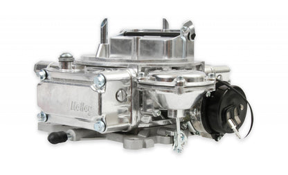Street Warrior Model 4160 Carburetor 600 CFM 4160 Vacuum Secondaries Shiny Gasoline Holley
