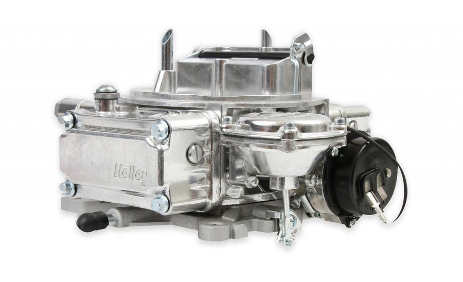 Street Warrior Model 4160 Carburetor 600 CFM 4160 Vacuum Secondaries Shiny Gasoline Holley