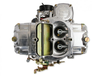 Classic Carburetor 750 CFM 4160 Fuel Inlet Dual Vacuum Secondaries Choke Type Electric Shiny Gasoline Holley