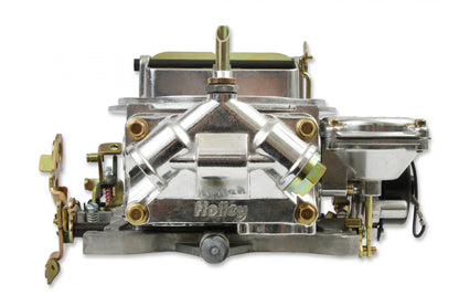 Classic Carburetor 750 CFM 4160 Fuel Inlet Dual Vacuum Secondaries Choke Type Electric Shiny Gasoline Holley