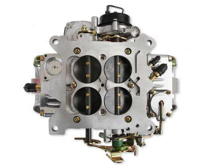 Classic Carburetor 750 CFM 4160 Fuel Inlet Dual Vacuum Secondaries Choke Type Electric Shiny Gasoline Holley