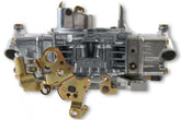 Supercharger Double Pumper Carburetor Draw-Thru 750 CFM 4150 Mechanical Secondaries Shiny Gasoline Holley