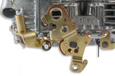 Supercharger Double Pumper Carburetor Draw-Thru 750 CFM 4150 Mechanical Secondaries Shiny Gasoline Holley