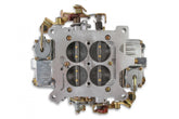 Supercharger Double Pumper Carburetor Draw-Thru 750 CFM 4150 Mechanical Secondaries Shiny Gasoline Holley