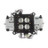 Supercharger XP Carburetor Draw-Thru 600 CFM 4150 Mechanical Secondaries Shiny Gasoline Holley