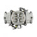 Supercharger XP Carburetor Draw-Thru 600 CFM 4150 Mechanical Secondaries Shiny Gasoline Holley
