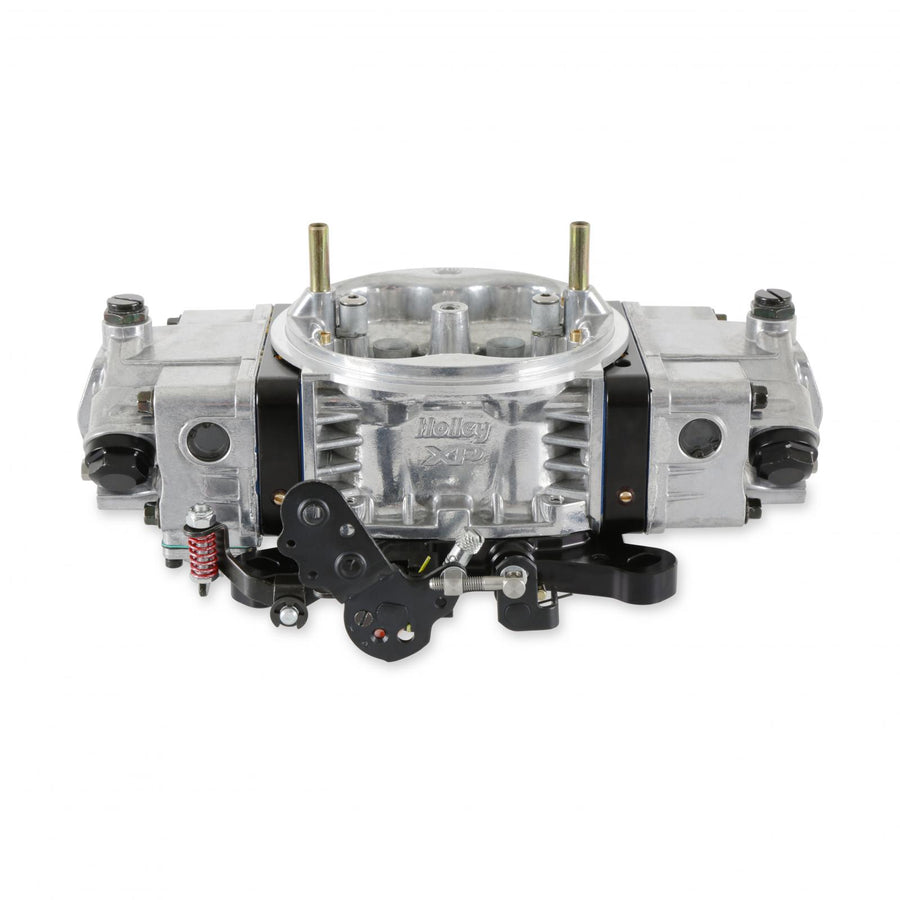 Supercharger XP Carburetor Draw-Thru 950 CFM 4150 Mechanical Secondaries Shiny Gasoline Holley
