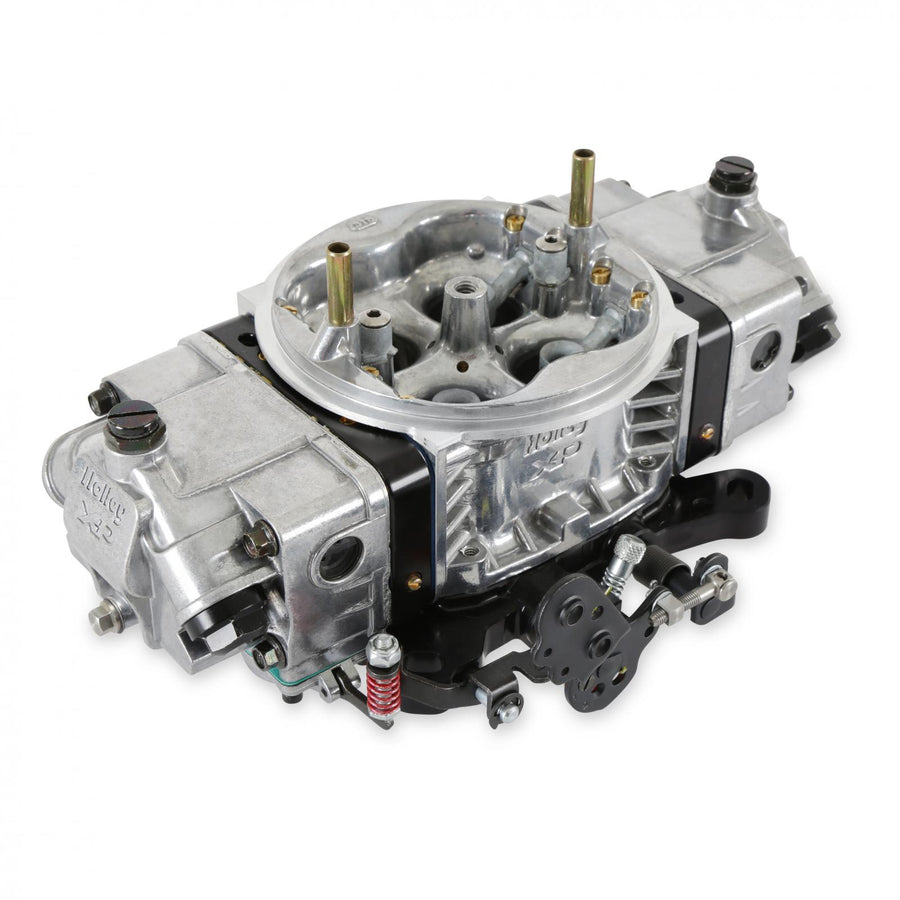 Supercharger XP Carburetor Draw-Thru 950 CFM 4150 Mechanical Secondaries Shiny Gasoline Holley