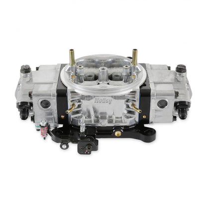 Supercharger XP Carburetor Draw-Thru 950 CFM 4150 Mechanical Secondaries Shiny Gasoline Holley