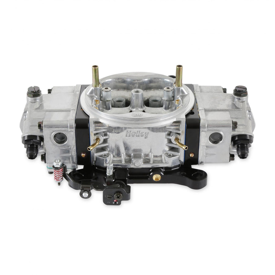 Supercharger XP Carburetor Draw-Thru 950 CFM 4150 Mechanical Secondaries Shiny Gasoline Holley
